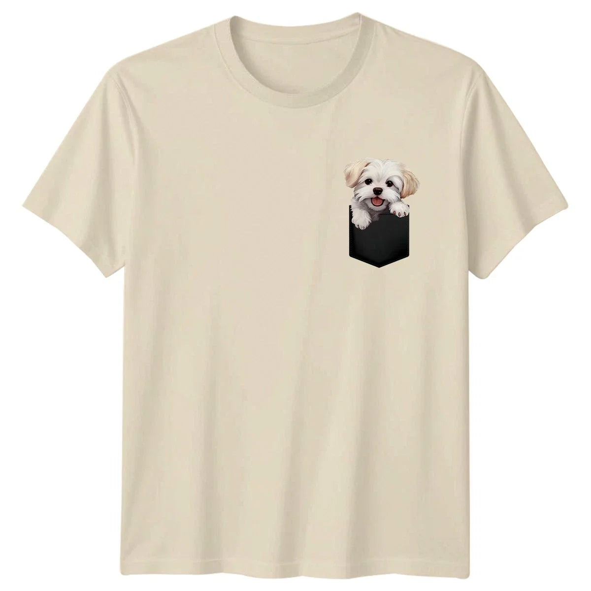 Fluffy Dog Pocket Dogs Animals Mens T-Shirt Womens Tee Graphic Unisex Unisex T-shirt, Sweatshirt, Hoodie, Long Sleeve Tee - T-Shirt, Sweatshirt, Hoodie