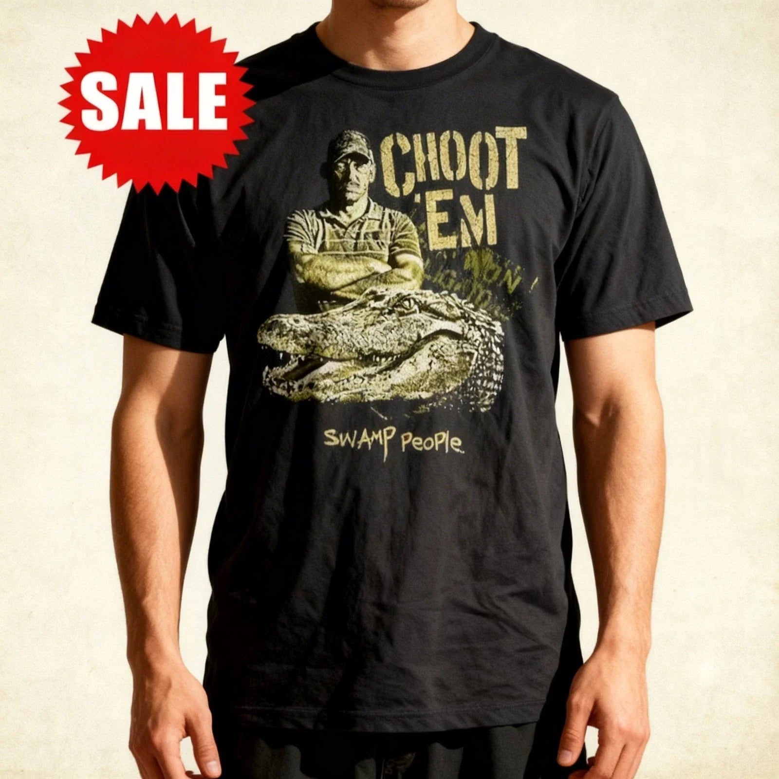 Choot Em Swamp People T-shirt Unisex T-shirt, Sweatshirt, Hoodie, Long Sleeve Tee - T-Shirt, Sweatshirt, Hoodie