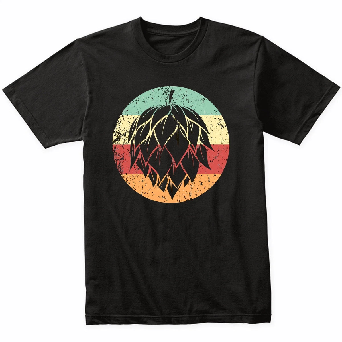 Hops Retro Style Craft Beer Colors - Adult & Kids T-Shirts, Sweatshirts & Hoodies apparel design preview 1