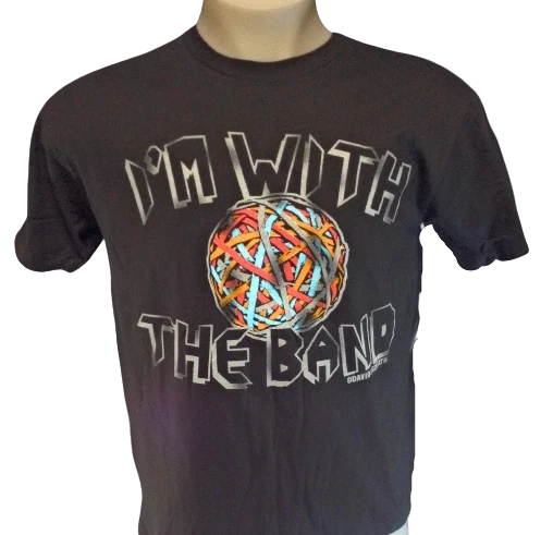 Mens David & Goliath I'm With The Band Black Rubber Ball Novelty Tee T-Shirt Unisex T-shirt, Sweatshirt, Hoodie, Long Sleeve Tee - T-Shirt, Sweatshirt, Hoodie