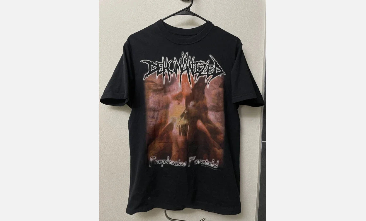 Dehumanized - Prophecies Foretold Album T-shirt Full Size S-5XL Unisex T-shirt, Sweatshirt, Hoodie, Long Sleeve Tee - T-Shirt, Sweatshirt, Hoodie