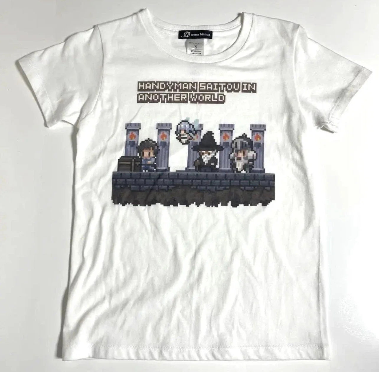 Handyman Saitou in Another World T-Shirt S Size arma bianca Anime Japan Unisex T-shirt, Sweatshirt, Hoodie, Long Sleeve Tee - T-Shirt, Sweatshirt, Hoodie
