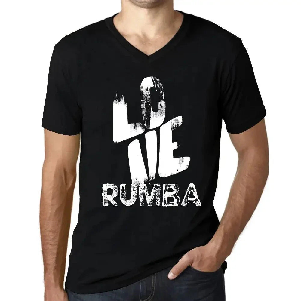 Men's Graphic T-Shirt V Neck Love Rumba Eco-Friendly Limited Edition Unisex T-shirt, Sweatshirt, Hoodie, Long Sleeve Tee - T-Shirt, Sweatshirt, Hoodie