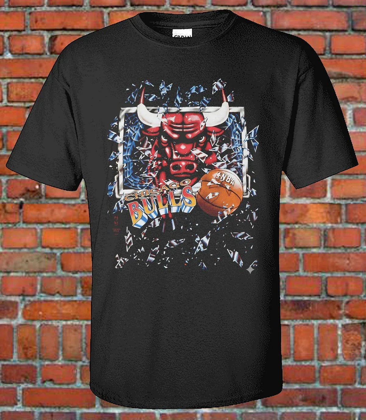 Bulls Shattered Backboard  - Graphic Tee Unisex T-shirt, Sweatshirt, Hoodie, Long Sleeve Tee - T-Shirt, Sweatshirt, Hoodie