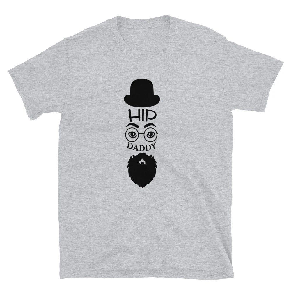 Hip-Daddy Cool Hipster Dad Loving Family T-Shirt Unisex T-shirt, Sweatshirt, Hoodie, Long Sleeve Tee - T-Shirt, Sweatshirt, Hoodie