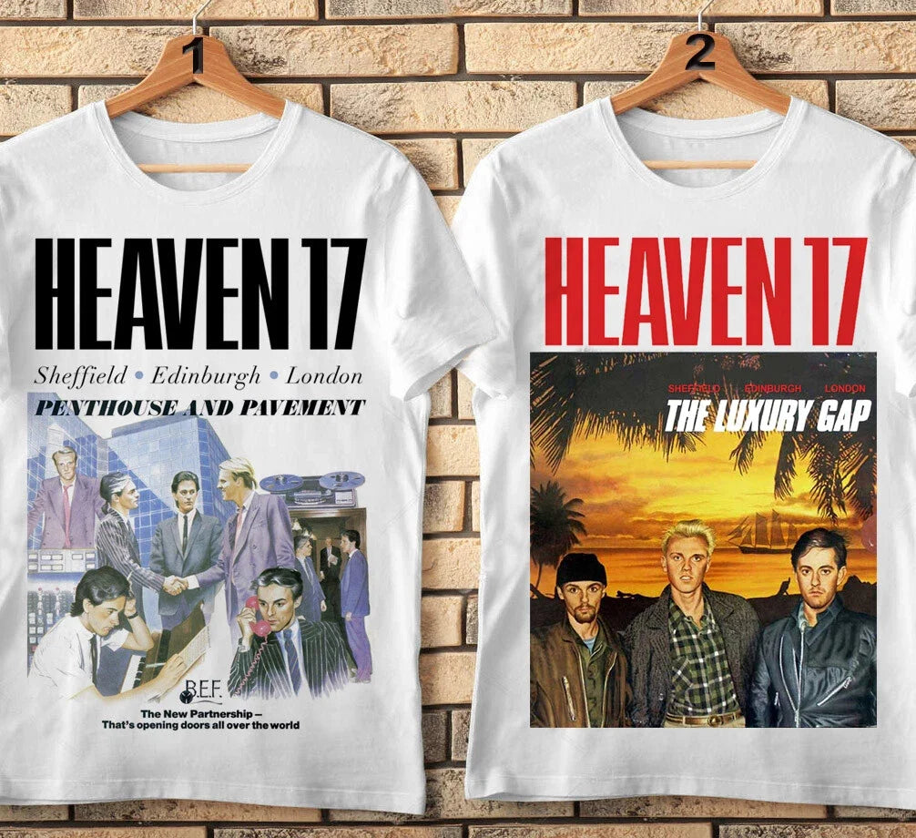 Heaven - Tshirt 17 Penthouse and Pavement, Sheffield synthpop masters. HD Print! Unisex T-shirt, Sweatshirt, Hoodie, Long Sleeve Tee - T-Shirt, Sweatshirt, Hoodie