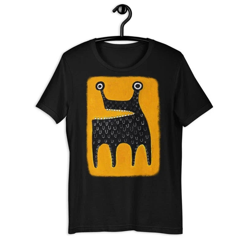 Monster Folk Art Gothic Shirt - Quirky Cute Alien Tee Birthday Gift Unisex T-shirt, Sweatshirt, Hoodie, Long Sleeve Tee - T-Shirt, Sweatshirt, Hoodie