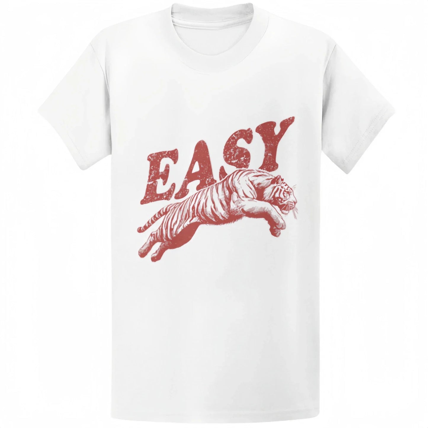 Gildan 5000 Easy Tiger Retro Boho T-Shirt - Trendy Aesthetic Indie Gift Tee Unisex T-shirt, Sweatshirt, Hoodie, Long Sleeve Tee - T-Shirt, Sweatshirt, Hoodie