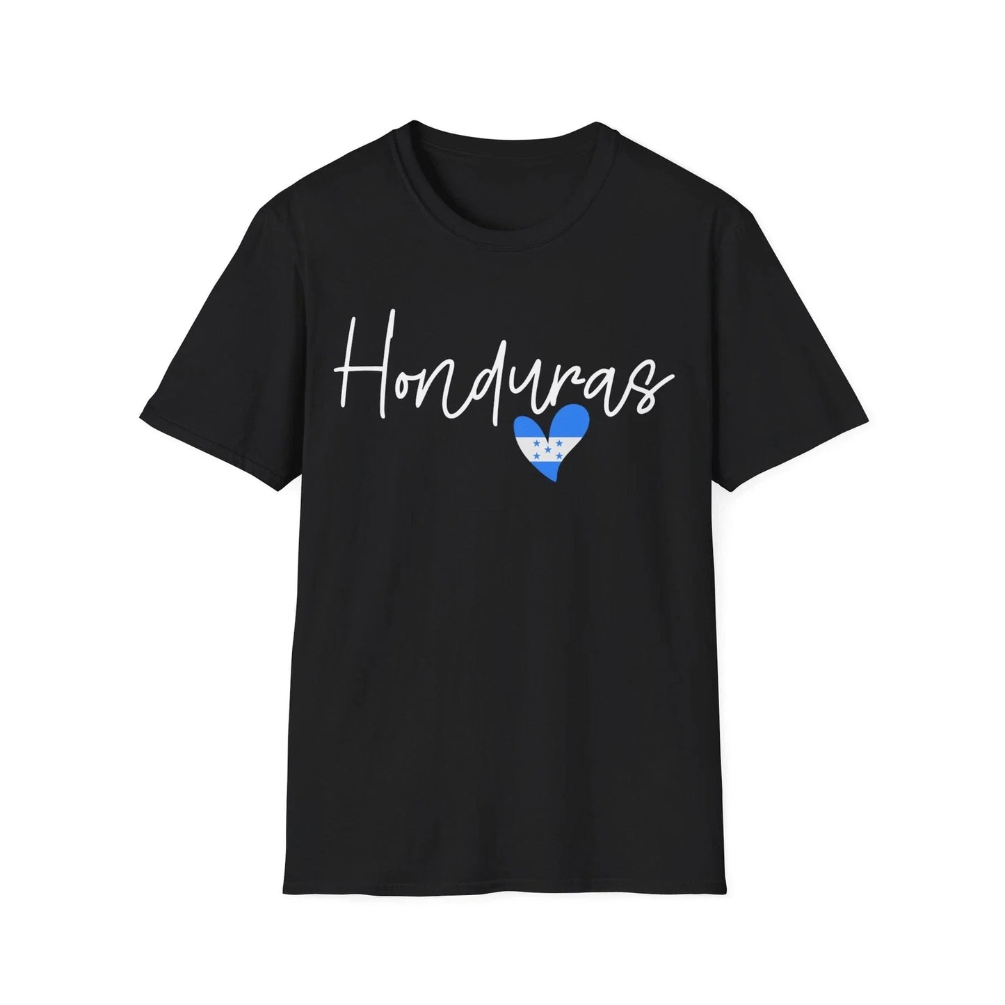 Honduran Flag Minimalistic Heart tee Design - Patriotic Gift for Natives Shirt Unisex T-shirt, Sweatshirt, Hoodie, Long Sleeve Tee - T-Shirt, Sweatshirt, Hoodie