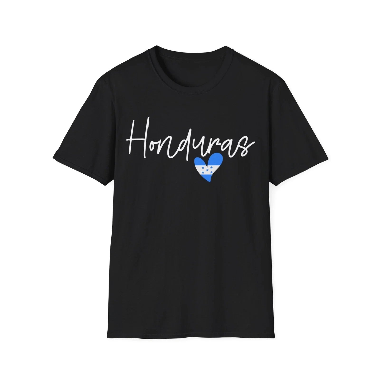 Honduran Flag Minimalistic Heart tee Design - Patriotic Gift for Natives Shirt Unisex T-shirt, Sweatshirt, Hoodie, Long Sleeve Tee - T-Shirt, Sweatshirt, Hoodie