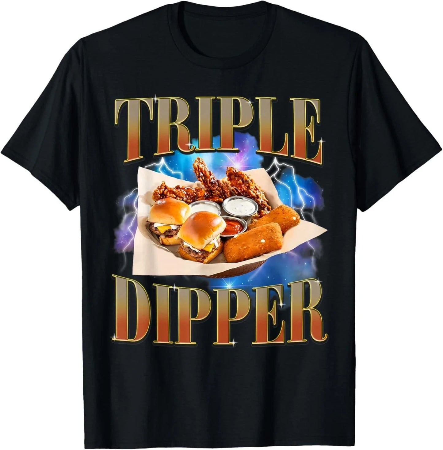 Fast Food Lovers Hamburger Chicken Nugget Foodie Men Women  unisex T-Shirt Unisex T-shirt, Sweatshirt, Hoodie, Long Sleeve Tee - T-Shirt, Sweatshirt, Hoodie