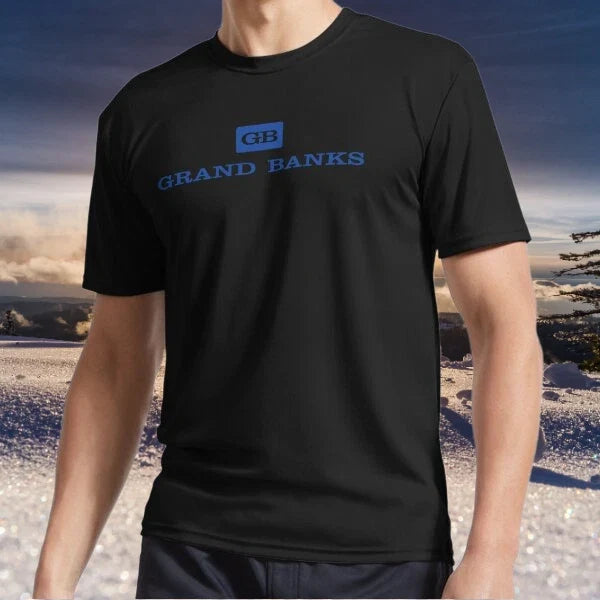 New item Grand Banks Logo Active Logo TEE T-Shirt Funny American Size S to 5XL Unisex T-shirt, Sweatshirt, Hoodie, Long Sleeve Tee - T-Shirt, Sweatshirt, Hoodie