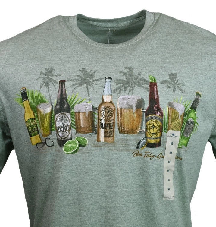 Men's "Beer Today Gone Tomorrow" Island Shores-Bahama - Adult & Kids T-Shirts, Sweatshirts & Hoodies apparel design preview 1