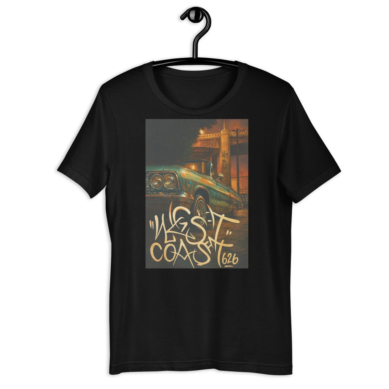 West Coast Lowrider Car Vintage Chicano Street Art Classic Ride Tee Unisex T-shirt, Sweatshirt, Hoodie, Long Sleeve Tee - T-Shirt, Sweatshirt, Hoodie