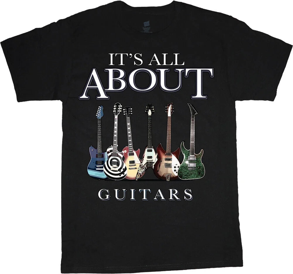 Guitar T-shirt Mens Guitarist Musician Gifts Graphic Tee Shirt Unisex T-shirt, Sweatshirt, Hoodie, Long Sleeve Tee - T-Shirt, Sweatshirt, Hoodie