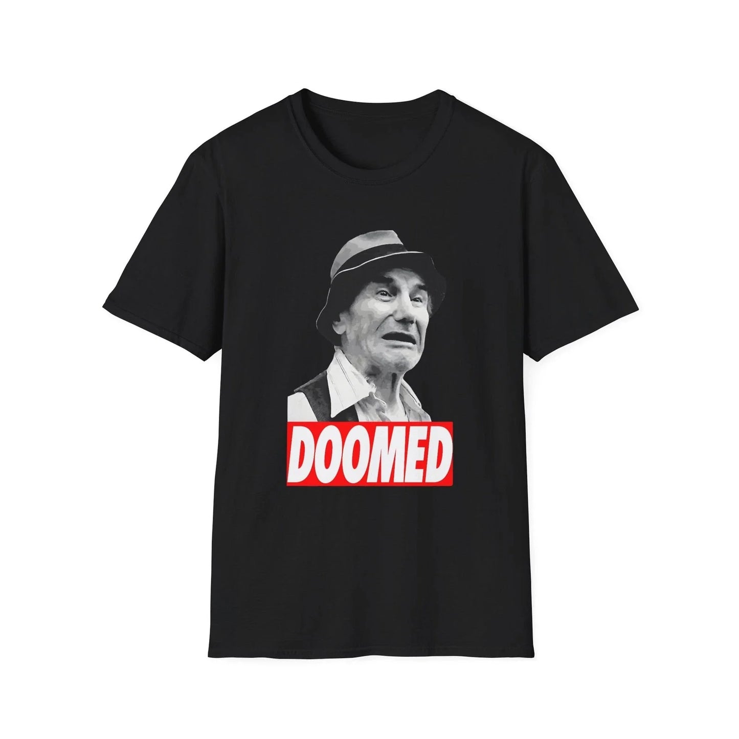 Friday The 13th Crazy Ralph Doomed T-Shirt | Retro Photo Graphic Tee Unisex T-shirt, Sweatshirt, Hoodie, Long Sleeve Tee - T-Shirt, Sweatshirt, Hoodie