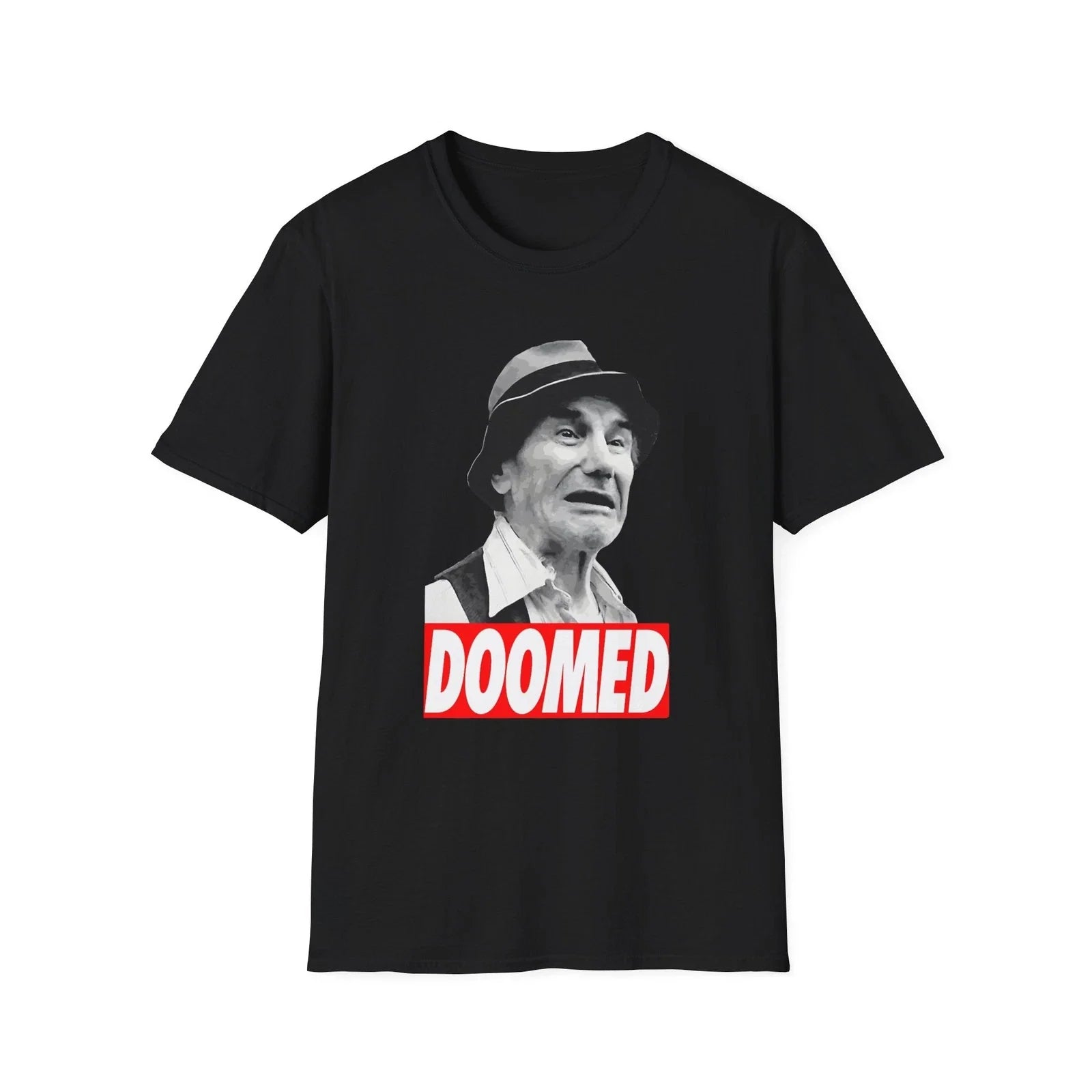 Friday The 13th Crazy Ralph Doomed T-Shirt | Retro Photo Graphic Tee Unisex T-shirt, Sweatshirt, Hoodie, Long Sleeve Tee - T-Shirt, Sweatshirt, Hoodie
