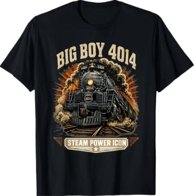 Big Boy 4014 Steam Engine Locomotive Train Vintage Railroad T-Shirt Unisex T-shirt, Sweatshirt, Hoodie, Long Sleeve Tee - T-Shirt, Sweatshirt, Hoodie