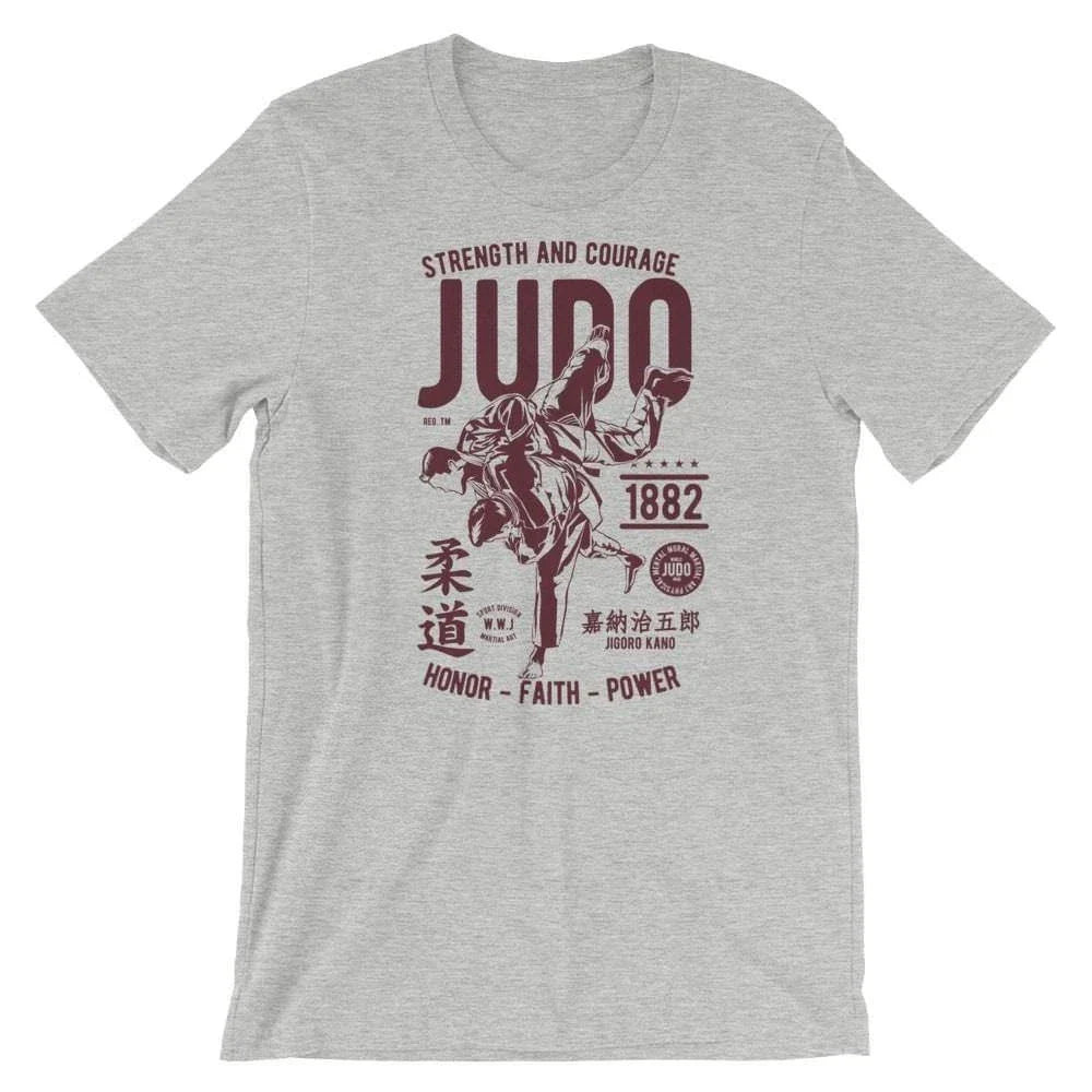 Judo T-Shirt. 100% Martial Arts Cotton Premium Tee NEW Unisex T-shirt, Sweatshirt, Hoodie, Long Sleeve Tee - T-Shirt, Sweatshirt, Hoodie