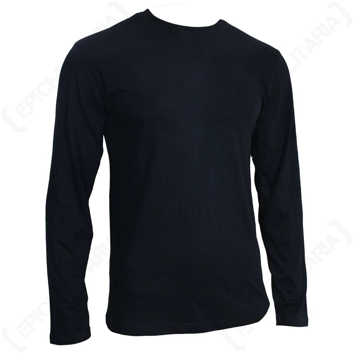Long Sleeve BLACK T-SHIRT - All Sizes - Army Military Cotton Top - 100% COTTON Unisex T-shirt, Sweatshirt, Hoodie, Long Sleeve Tee - T-Shirt, Sweatshirt, Hoodie