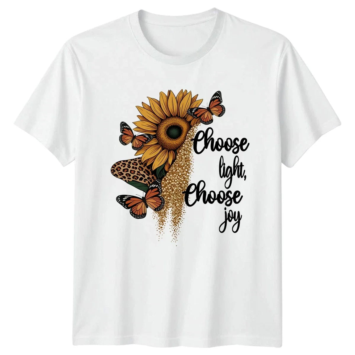 Choose Light Choose Joy Womens T-Shirt Affirmation Inspirational Unisex T-shirt, Sweatshirt, Hoodie, Long Sleeve Tee - T-Shirt, Sweatshirt, Hoodie