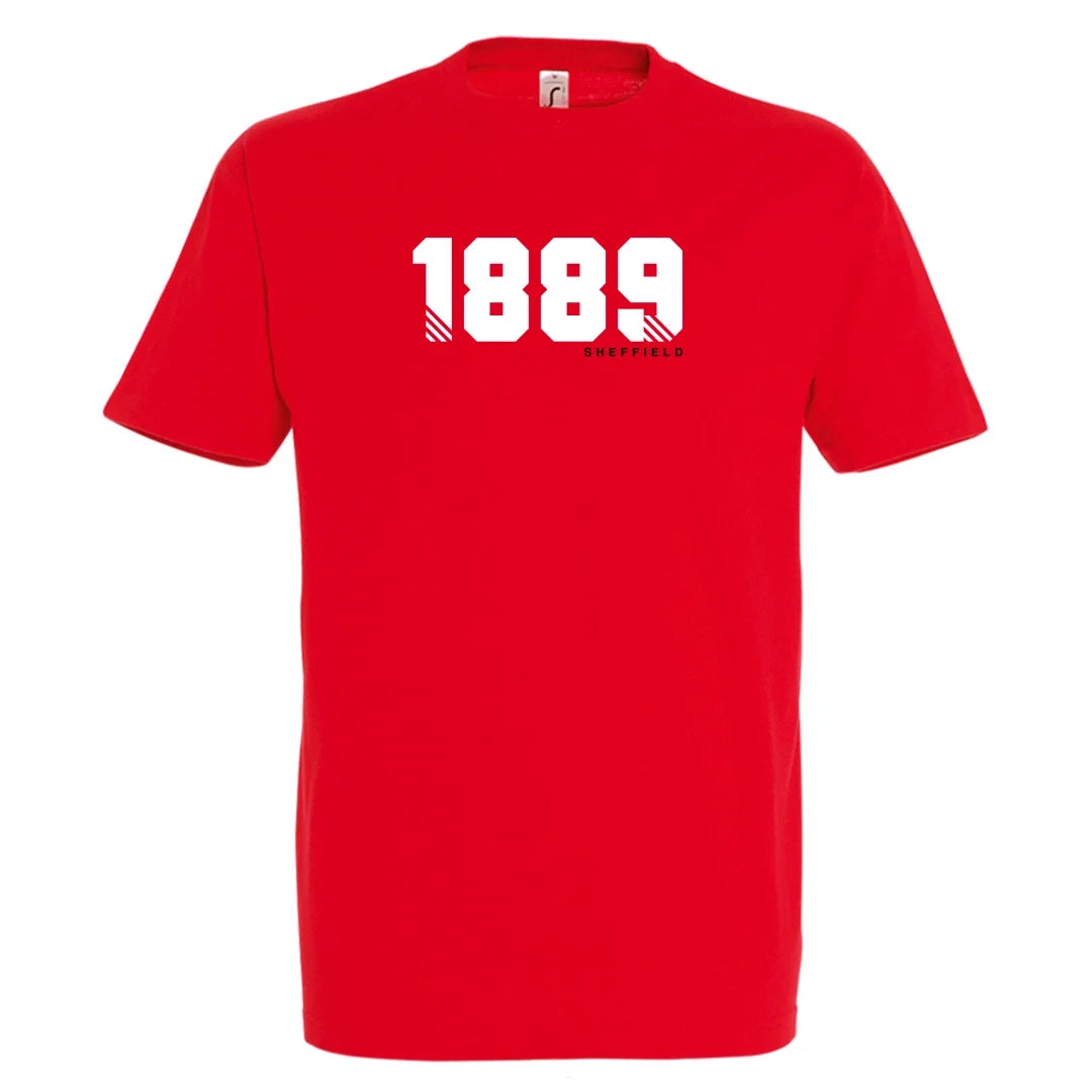 Sheffield United Football Shirt 1889 Est Year Retro Gift Casual T Shirt Unisex T-shirt, Sweatshirt, Hoodie, Long Sleeve Tee - T-Shirt, Sweatshirt, Hoodie