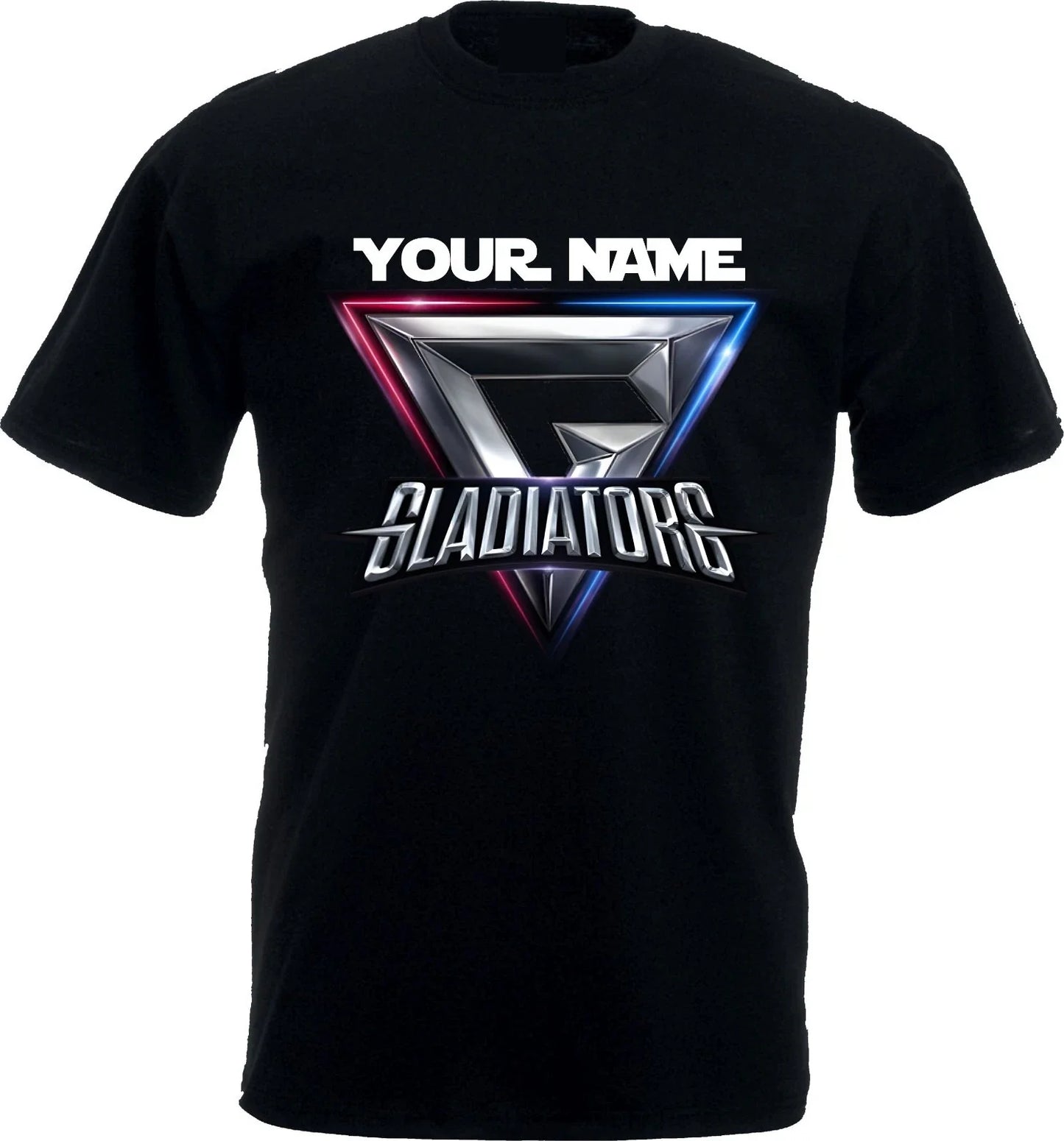 Personalized Gladiators T Shirt Custom Name Gaming Team Logo Unisex Tee Top Unisex T-shirt, Sweatshirt, Hoodie, Long Sleeve Tee - T-Shirt, Sweatshirt, Hoodie