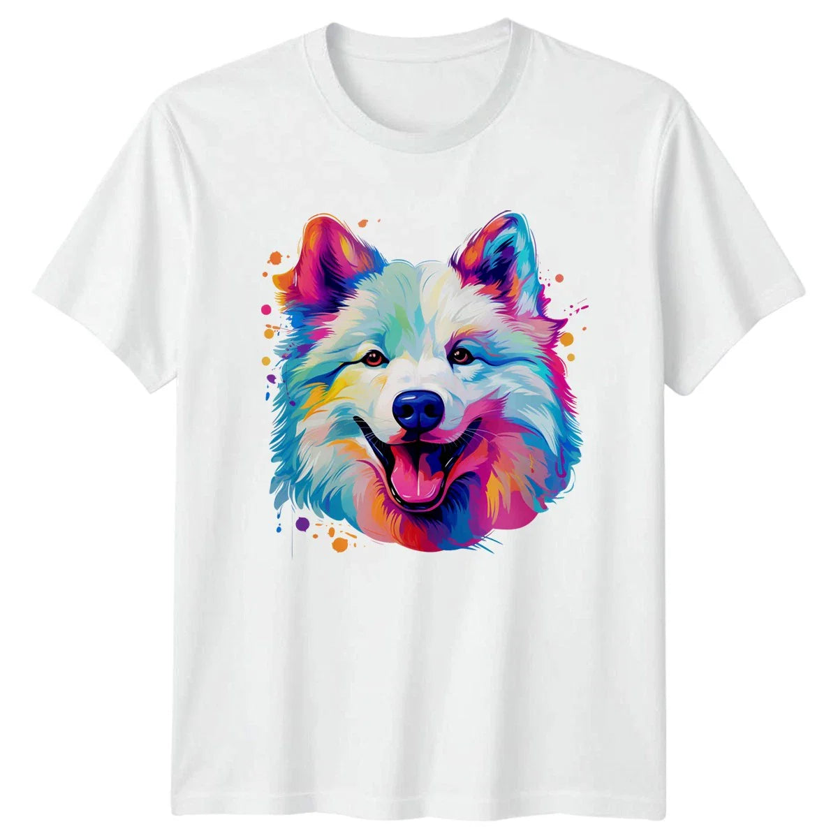 Colorful Samoyed T-Shirt Dog Lover Pet Owner Gift For Him And Her Unisex T-shirt, Sweatshirt, Hoodie, Long Sleeve Tee - T-Shirt, Sweatshirt, Hoodie