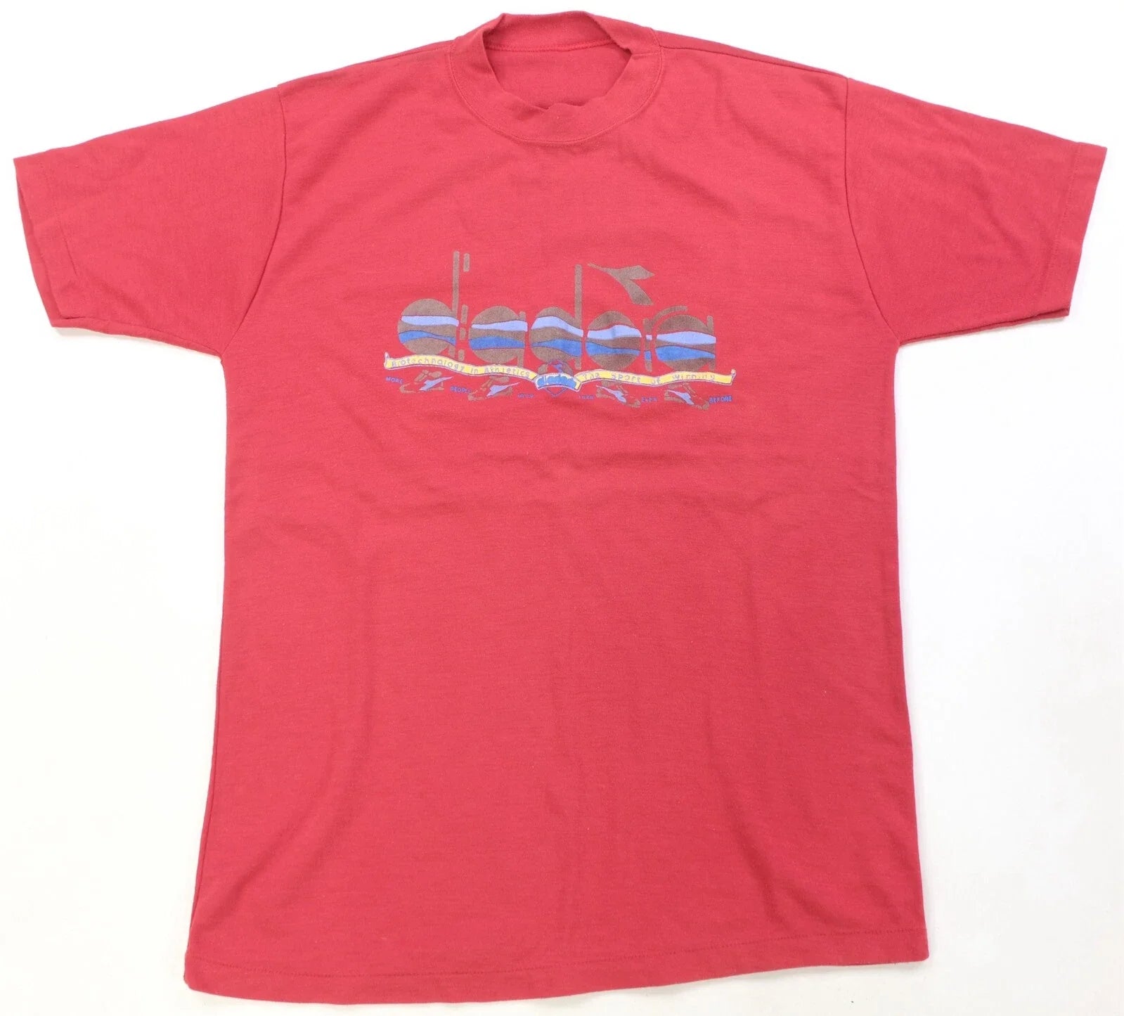 Rare Vintage DIADORA Sports Athletics Spell Out Graphic T Shirt 90s Soccer Red Unisex T-shirt, Sweatshirt, Hoodie, Long Sleeve Tee - T-Shirt, Sweatshirt, Hoodie