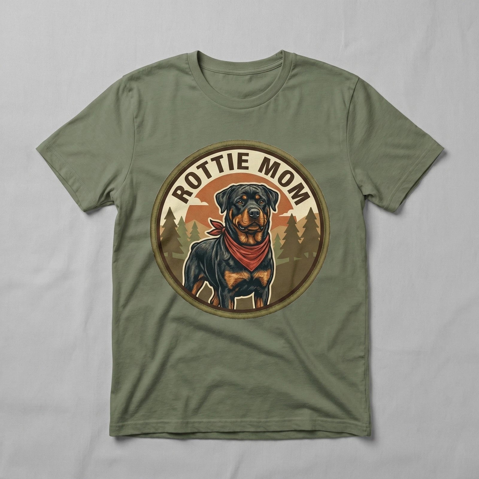Rottweiler Mom T-Shirt Rottie Dog Gift Women Graphic Tee Mothers Day Cute Unisex T-shirt, Sweatshirt, Hoodie, Long Sleeve Tee - T-Shirt, Sweatshirt, Hoodie