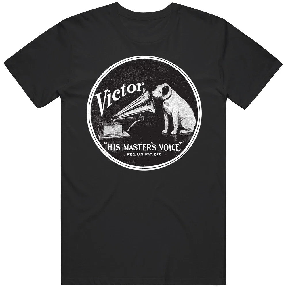 His Master Voice Victor Talking Machine Company T Shirt Unisex T-shirt, Sweatshirt, Hoodie, Long Sleeve Tee - T-Shirt, Sweatshirt, Hoodie