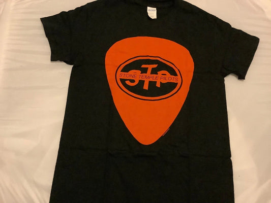 ** Stone Temple Pilots Orange Plectrum STP Logo T-shirt  Official ** Unisex T-shirt, Sweatshirt, Hoodie, Long Sleeve Tee - T-Shirt, Sweatshirt, Hoodie