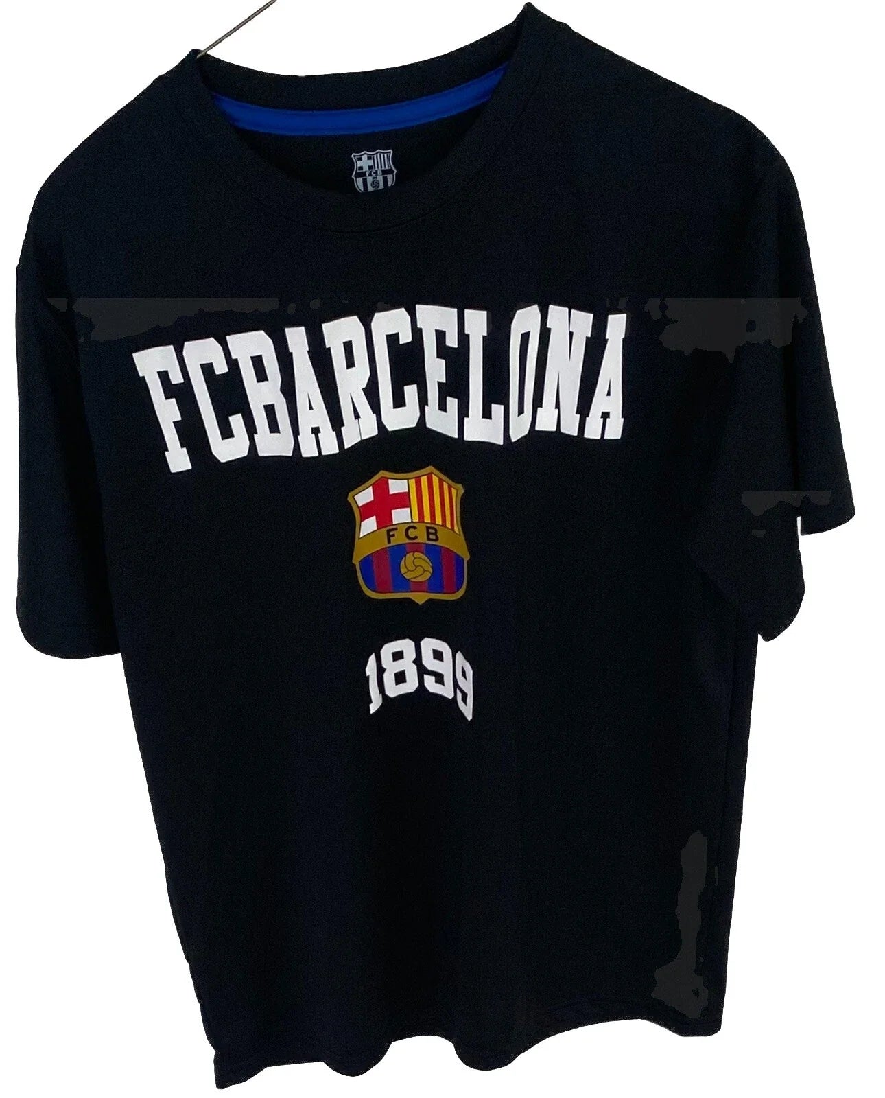 Men's FCB Football Club Barcelona Soccer Graphic Logo T-Shirt Black Size M EUC Unisex T-shirt, Sweatshirt, Hoodie, Long Sleeve Tee - T-Shirt, Sweatshirt, Hoodie