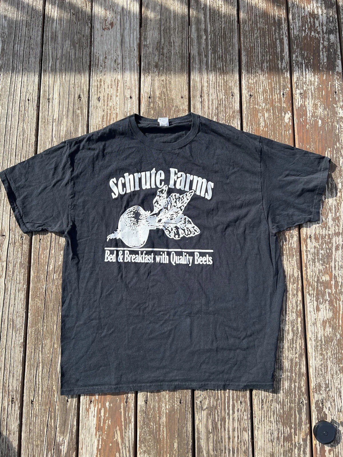 Vintage Schrute Farms Beets Tee The Office Black T Shirt Heavy Cotton Size XL Unisex T-shirt, Sweatshirt, Hoodie, Long Sleeve Tee - T-Shirt, Sweatshirt, Hoodie