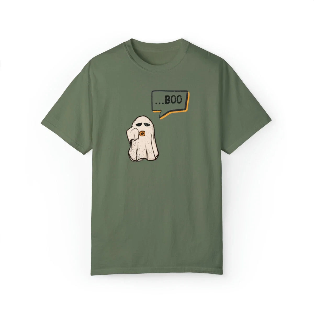 Need Coffee T-Shirt, Halloween Ghost Shirt, Sarcastic Funny Halloween Shirt Unisex T-shirt, Sweatshirt, Hoodie, Long Sleeve Tee - T-Shirt, Sweatshirt, Hoodie