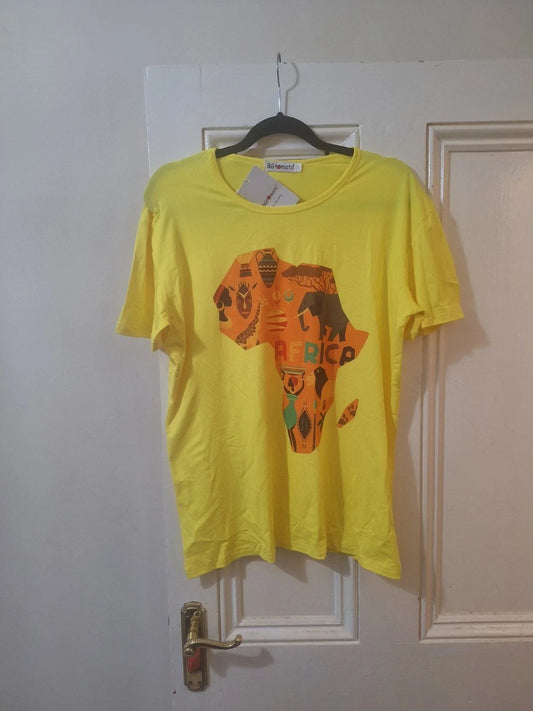 African Map Unisex Casual Tshirt, Summer Street Style Print Tee, Afrocentric Top Unisex T-shirt, Sweatshirt, Hoodie, Long Sleeve Tee - T-Shirt, Sweatshirt, Hoodie