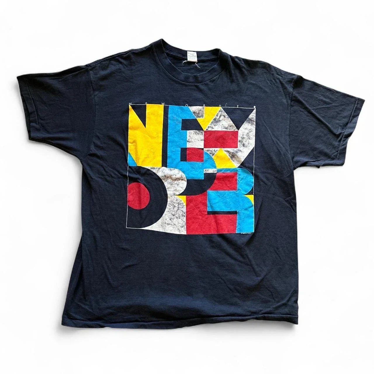 VTG NEW ORDER SIZE XL T SHIRT 1988 BAND MUSIC EURO TOUR CONCERT PROMO 80s TEE Unisex T-shirt, Sweatshirt, Hoodie, Long Sleeve Tee - T-Shirt, Sweatshirt, Hoodie