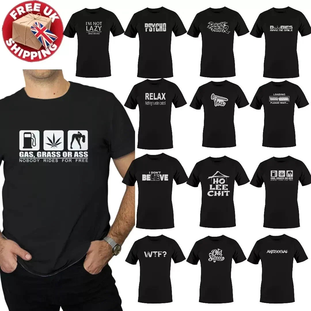 Mens FUNNY T-Shirts Heavy Blend 100% Cotton Joke S to 5XL Novelty Adult Tees Top Unisex T-shirt, Sweatshirt, Hoodie, Long Sleeve Tee - T-Shirt, Sweatshirt, Hoodie