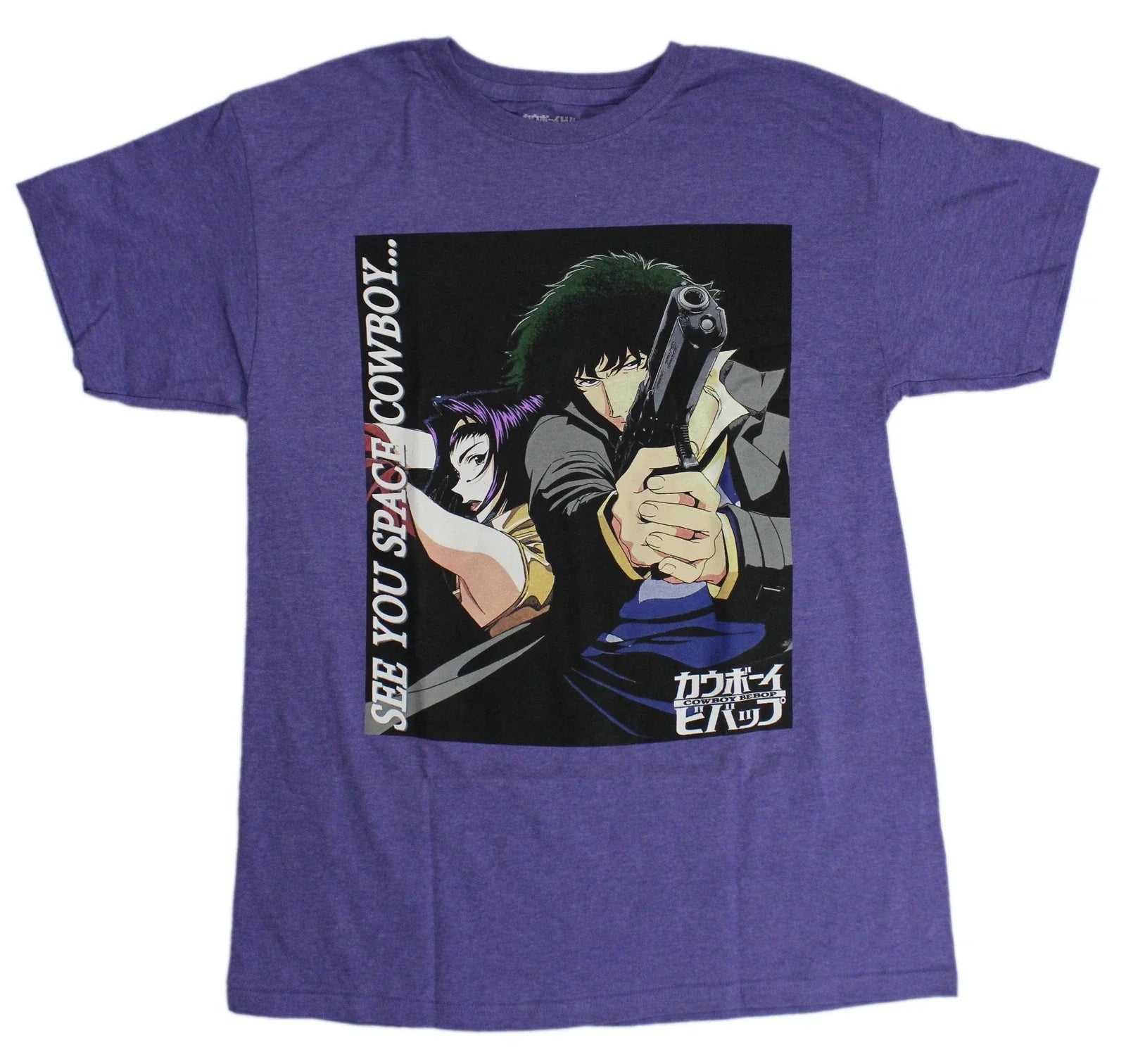Cowboy Bebop New Adult T-Shirt - Faye Valentine Spike  Boxed Image Unisex T-shirt, Sweatshirt, Hoodie, Long Sleeve Tee - T-Shirt, Sweatshirt, Hoodie