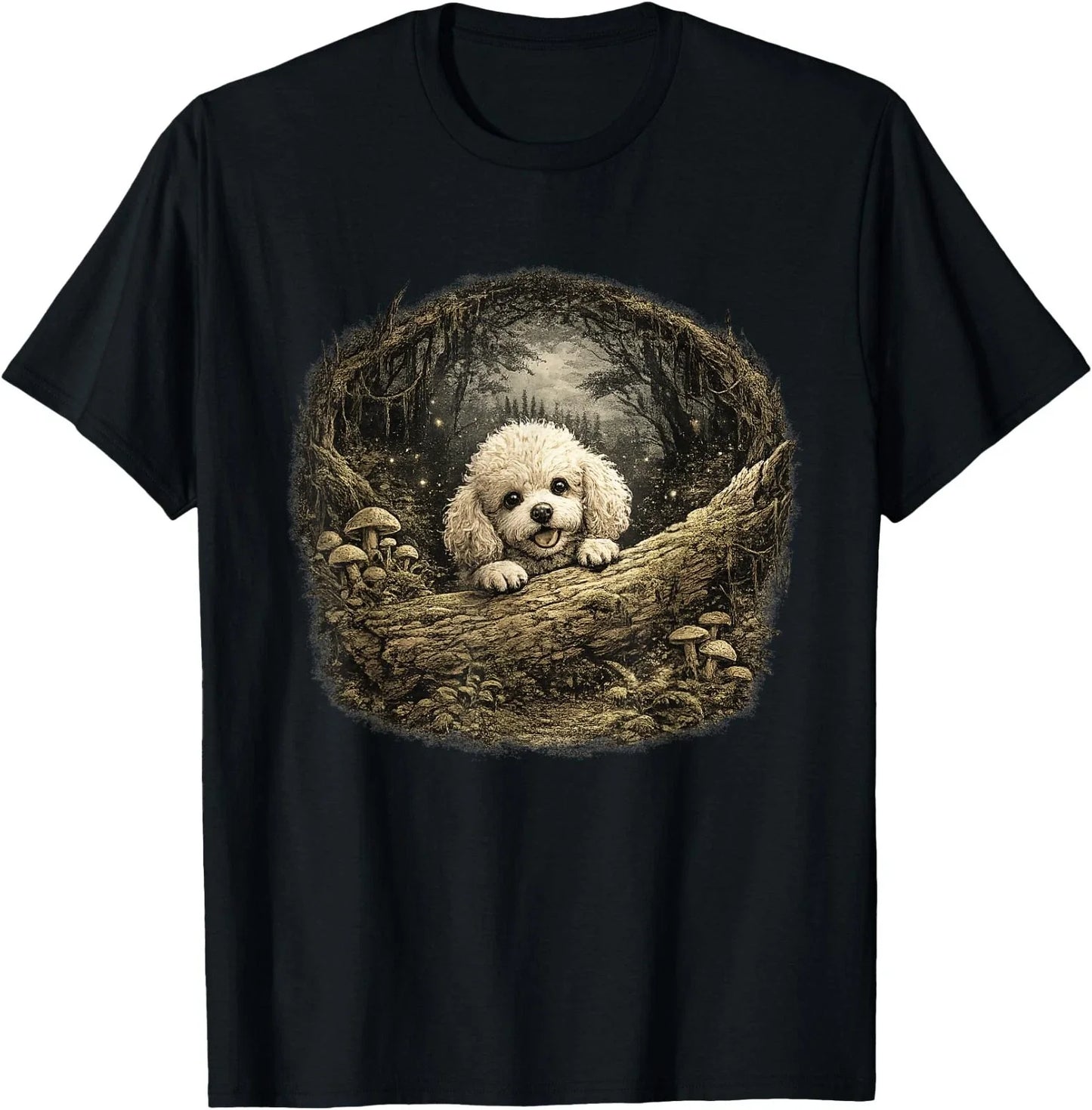 Creepy Cute Serial Poodle Joke Humor Poodle Moms Dads Horror T-Shirt Unisex T-shirt, Sweatshirt, Hoodie, Long Sleeve Tee - T-Shirt, Sweatshirt, Hoodie