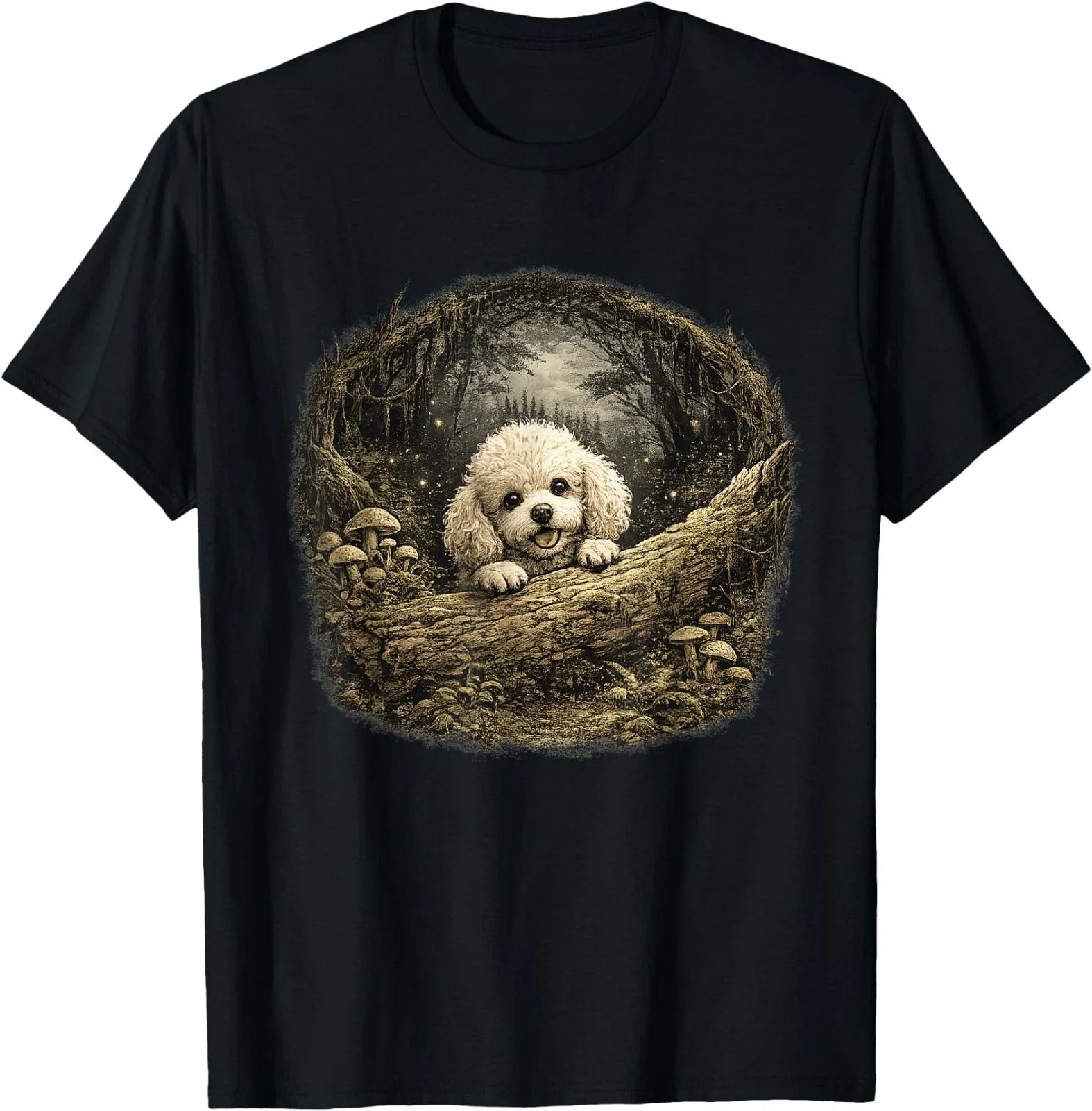 Creepy Cute Serial Poodle Joke Humor Poodle Moms Dads Horror T-Shirt Unisex T-shirt, Sweatshirt, Hoodie, Long Sleeve Tee - T-Shirt, Sweatshirt, Hoodie