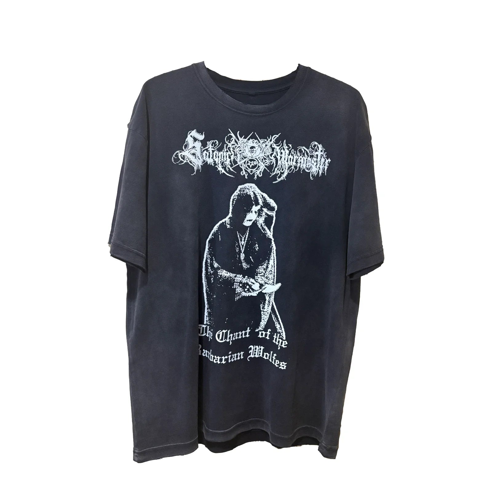 Satanic Warmaster T-Shirt - Vintage Style Black Metal Band Tee - Finnish Metal Unisex T-shirt, Sweatshirt, Hoodie, Long Sleeve Tee - T-Shirt, Sweatshirt, Hoodie