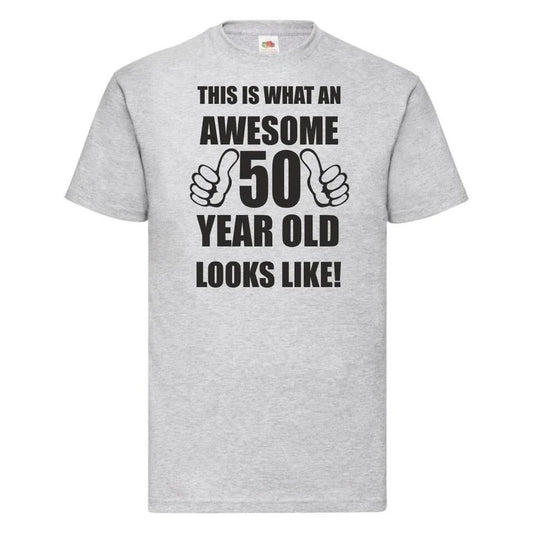50th 50 Years Old Fiftieth Birthday Presents Mens Funny Awesome T-Shirt Unisex T-shirt, Sweatshirt, Hoodie, Long Sleeve Tee - T-Shirt, Sweatshirt, Hoodie
