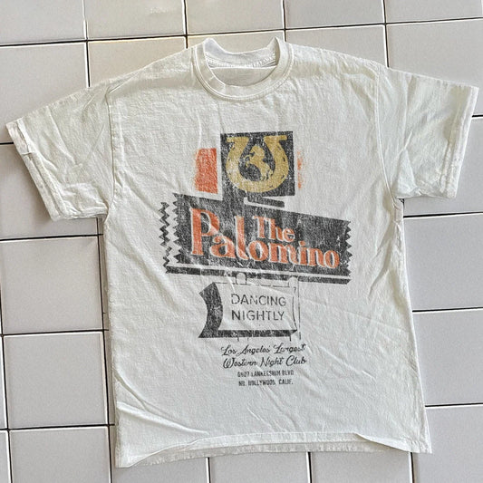 90s The Palomino Hollywood Promo White T-Shirt XXL Unisex T-shirt, Sweatshirt, Hoodie, Long Sleeve Tee - T-Shirt, Sweatshirt, Hoodie