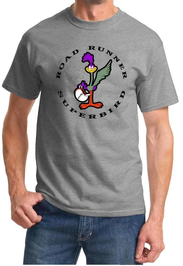 Plymouth Supebird Road Runner Muscle Car Logo Classic Design Tshirt Unisex T-shirt, Sweatshirt, Hoodie, Long Sleeve Tee - T-Shirt, Sweatshirt, Hoodie