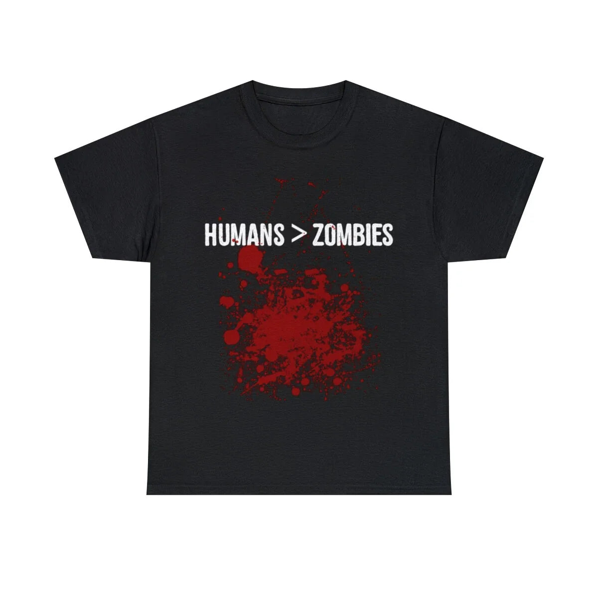 Humans Are Greater Than Zombies Graphic Tee Shirt, S-5XL Unisex T-shirt, Sweatshirt, Hoodie, Long Sleeve Tee - T-Shirt, Sweatshirt, Hoodie