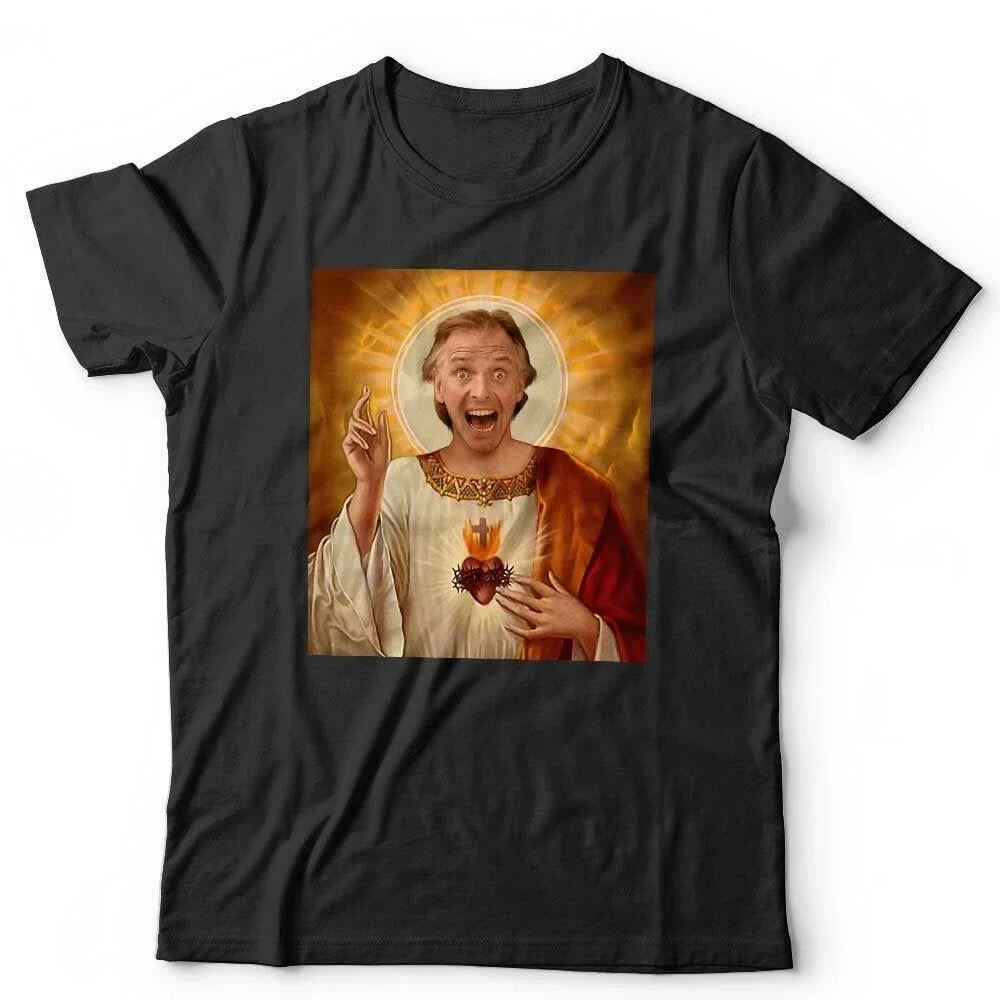 Rik Mayall Tshirt Jesus Unisex & Kids Young Ones Funny Bottom Drop Dead Saint Unisex T-shirt, Sweatshirt, Hoodie, Long Sleeve Tee - T-Shirt, Sweatshirt, Hoodie