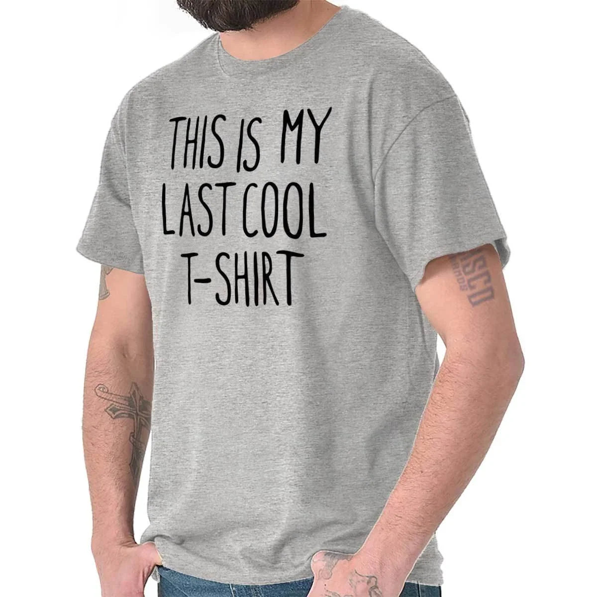 My Last Cool Shirt Sarcastic Laundry Lazy Adult Short Sleeve Crew T Shirt Unisex T-shirt, Sweatshirt, Hoodie, Long Sleeve Tee - T-Shirt, Sweatshirt, Hoodie