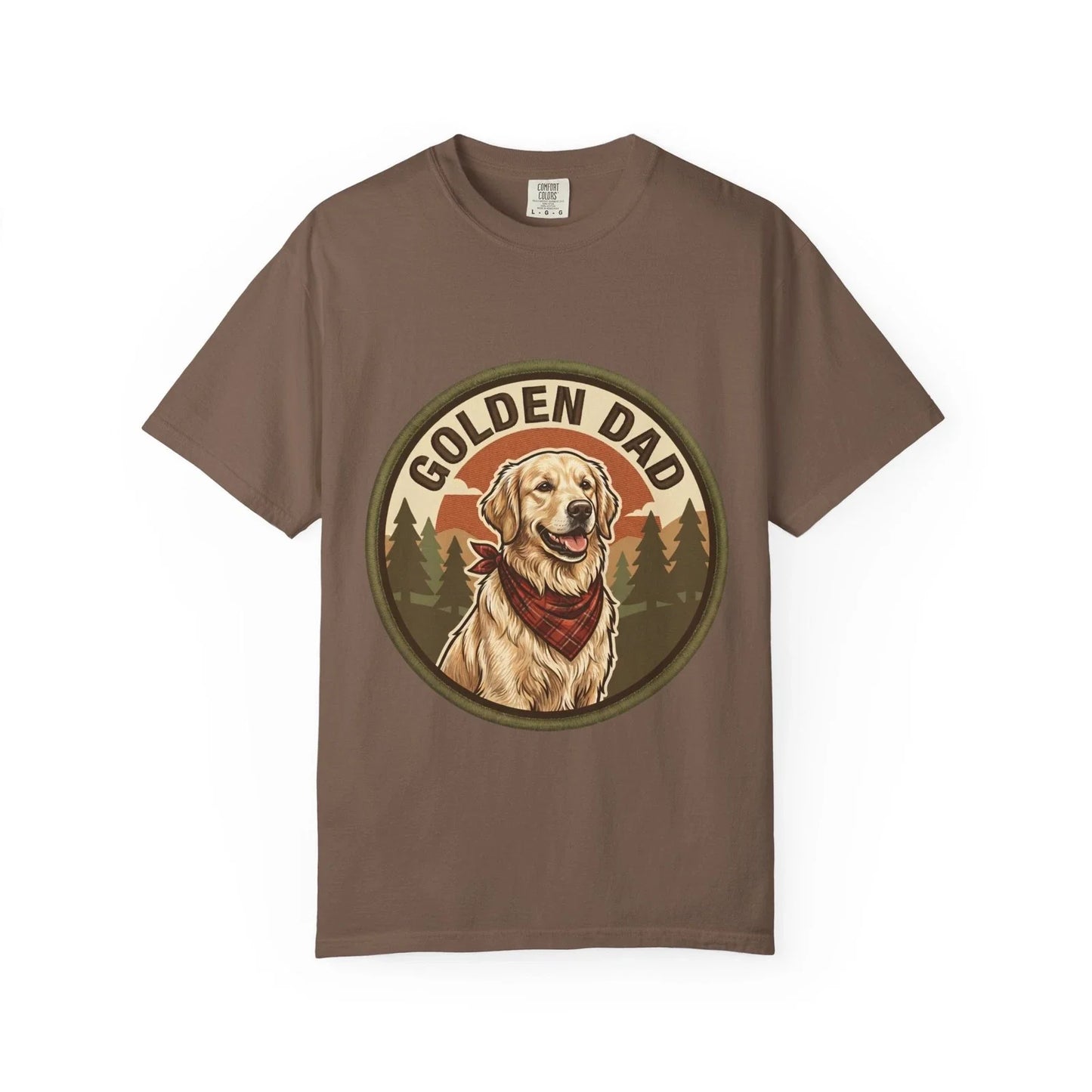 Golden Retriever Dad T-Shirt Golden Dog Dad Gift Men Graphic Tee Fathers Day Unisex T-shirt, Sweatshirt, Hoodie, Long Sleeve Tee - T-Shirt, Sweatshirt, Hoodie