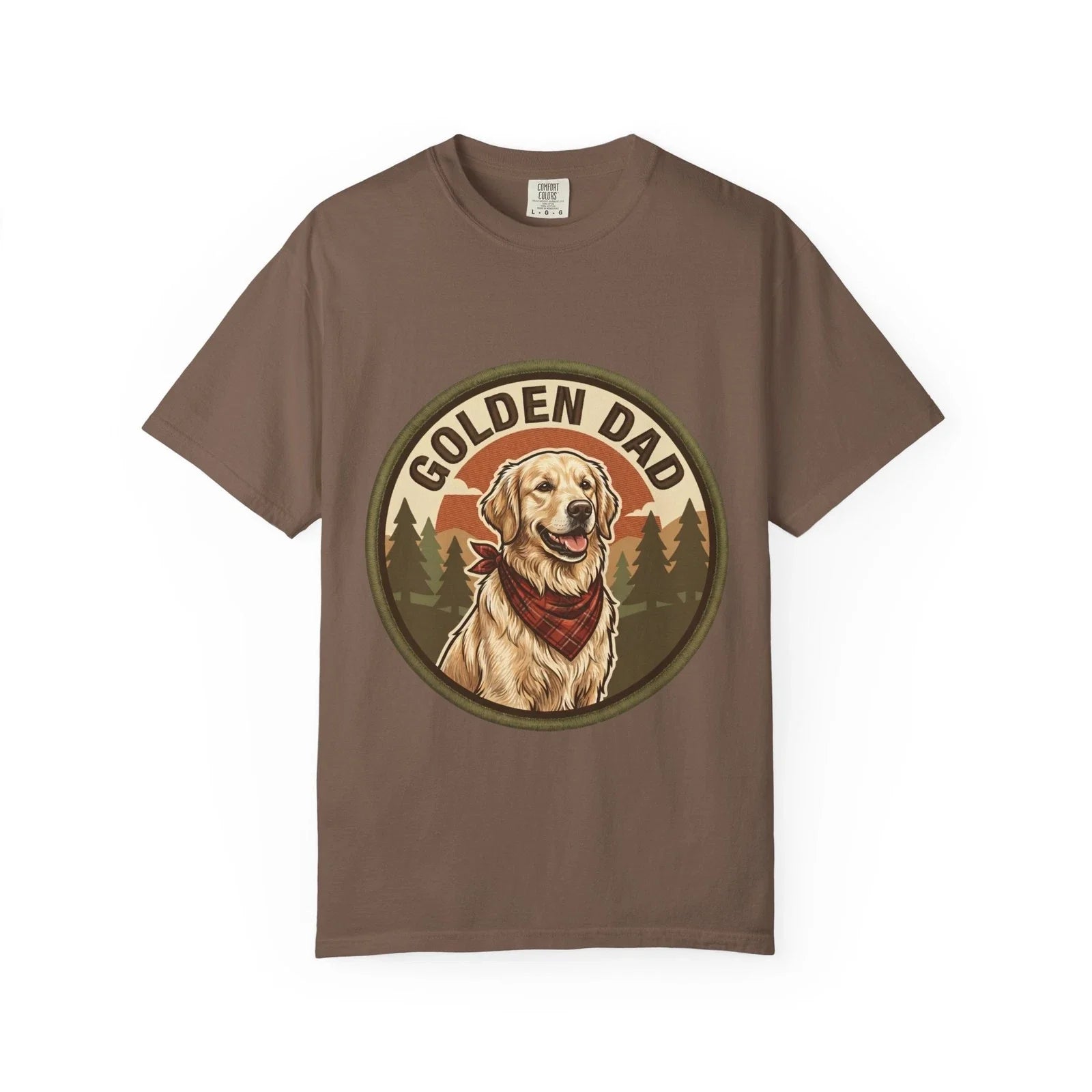 Golden Retriever Dad T-Shirt Golden Dog Dad Gift Men Graphic Tee Fathers Day Unisex T-shirt, Sweatshirt, Hoodie, Long Sleeve Tee - T-Shirt, Sweatshirt, Hoodie